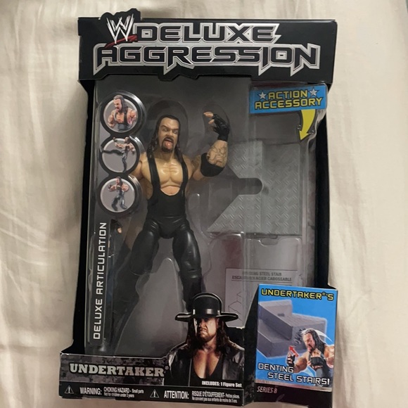 WWE Deluxe Aggression series 8 Undertaker - Picture 9 of 9